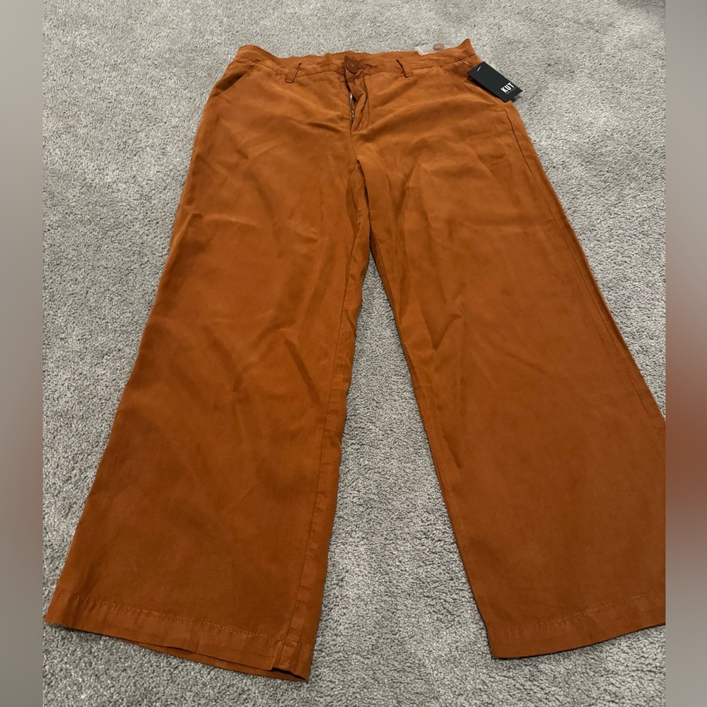 Kut from Kloth, high rise, mustard pants